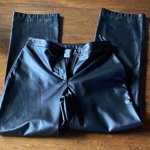 Ann Taylor Loft leather pants size 4